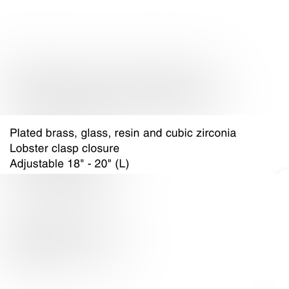 Coach Pavé Hearts Chain Link Necklace,nwt ! - Picture 3 of 3